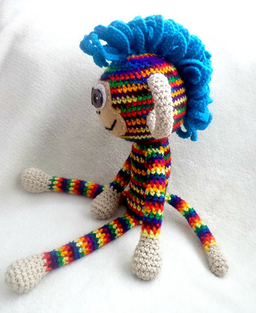 "Come-Along" Funky Mohawk Monkey