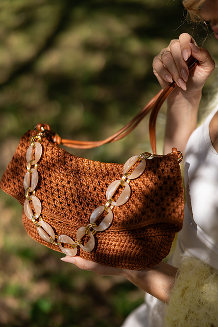 Lace crossbody bag