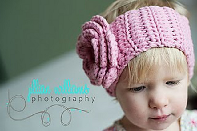 Flower Girl Headband & Garden Rose