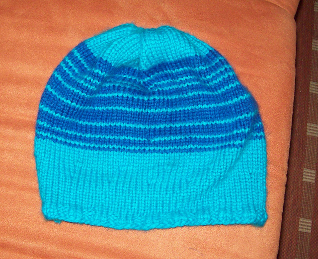Simple Striped Slouchy Hat