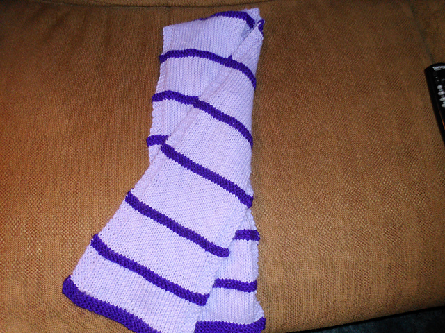 Ancient Tree Hunt Stripy Mitten Scarf
