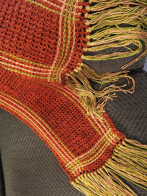 Tasseled Silk Scarf