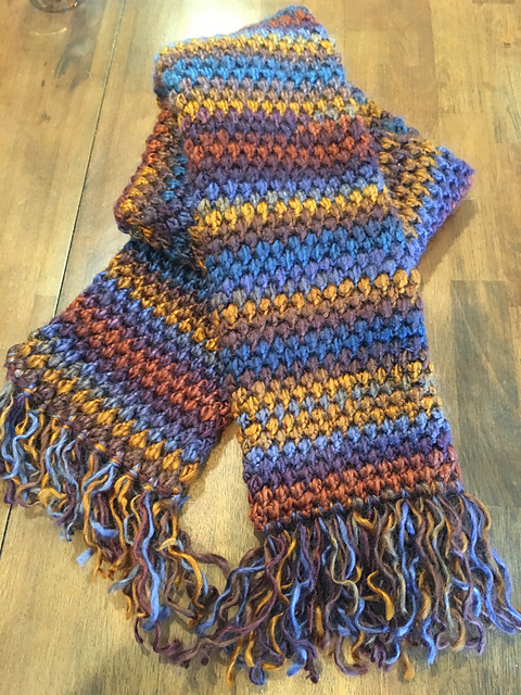 Thick Bulky Tasseled Scarf