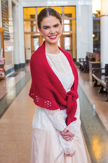 Daisy Crescent Shawl