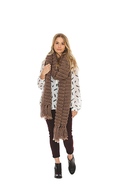 Ingrid Crocheted Super Scarf