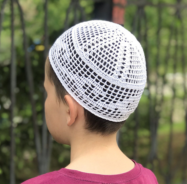 Summer filet kufi cap for adults