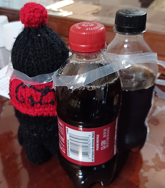 Soda bottles