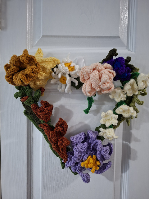 Floral Heart Wreath