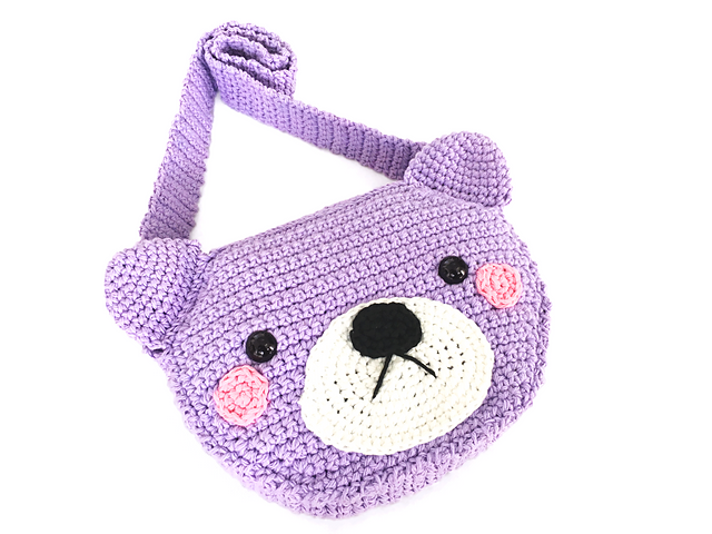 Violet the Teddy Bear Purse