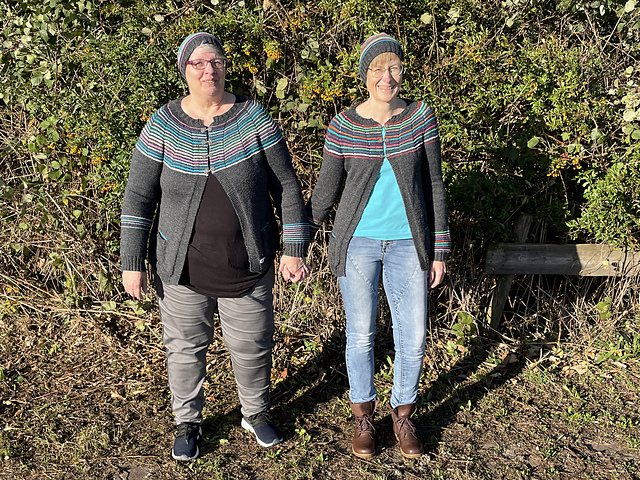 Jacke Farbenfroh