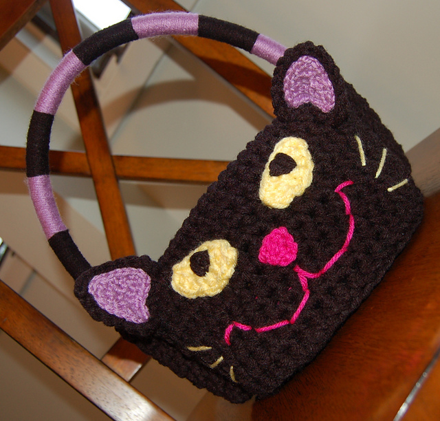 "Meow" Kitty Cat Easter Basket