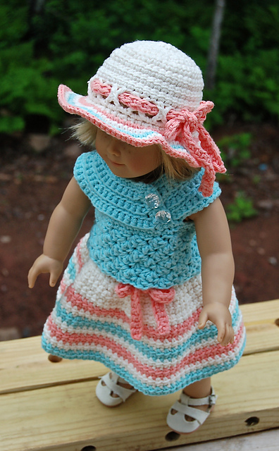 Sweet & Sassy 18" Doll Set ~ 4 piece set