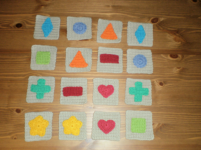 Crochet shape game