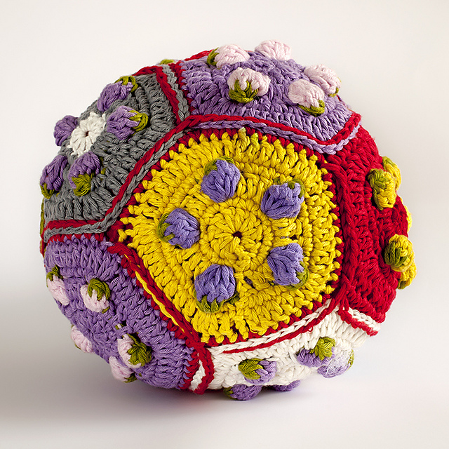 Strawberry Crochet Ball