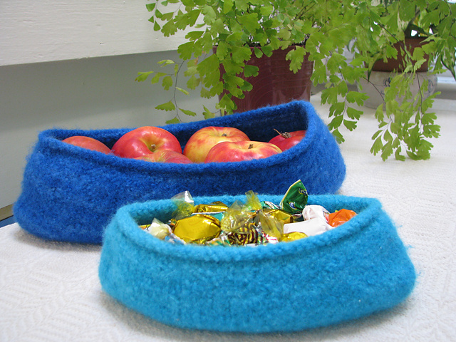 Felted Bowls