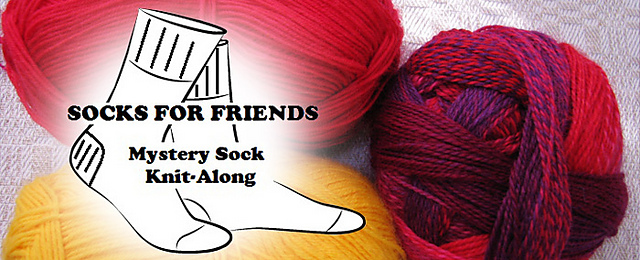 Socks for Friends Mystery KAL