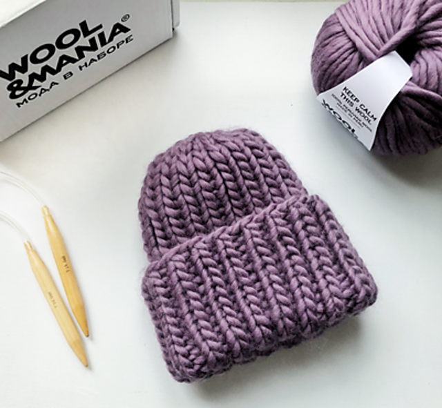 Chunky beanie and cowl