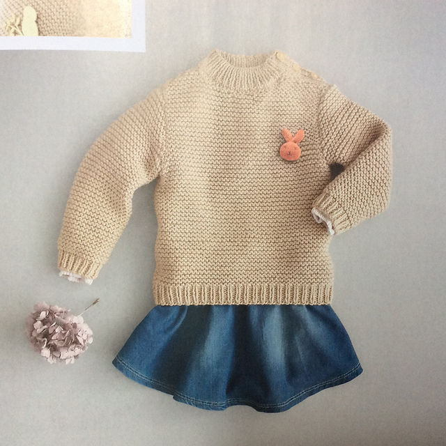 17 Le pull au point mousse #133-T16-093