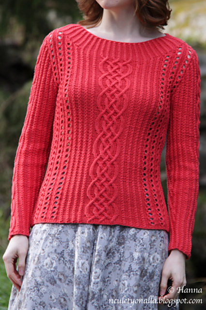 Cable & Lace Sweater