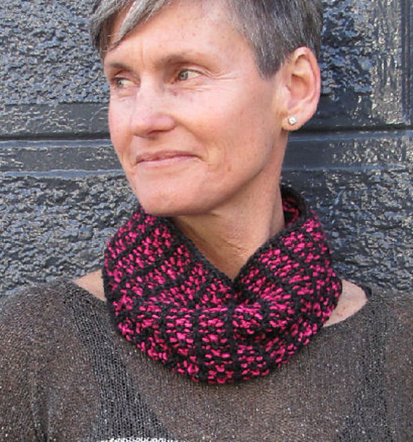 Raspberry Truffle Cowl