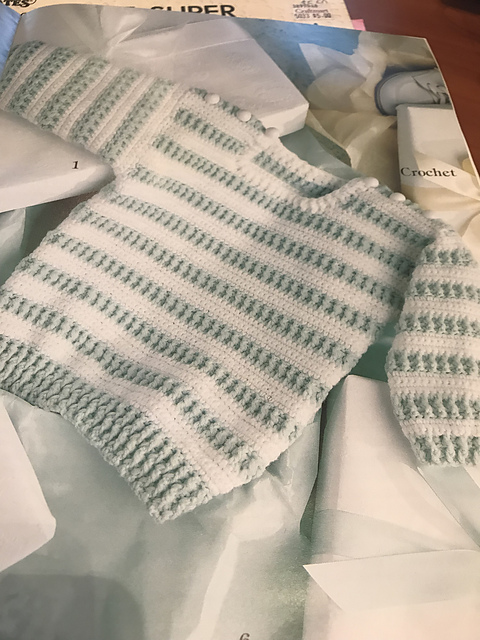 Striped Crewneck to Crochet