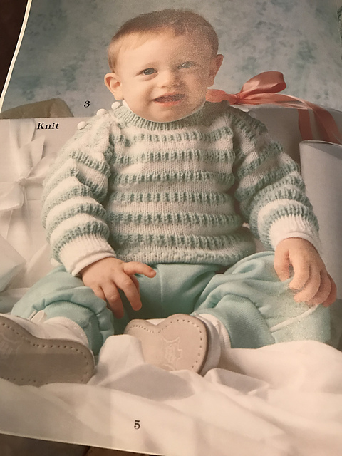Striped Crewneck to Knit
