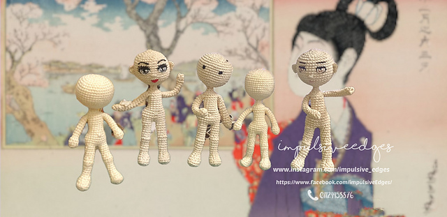 Amigurumi base doll