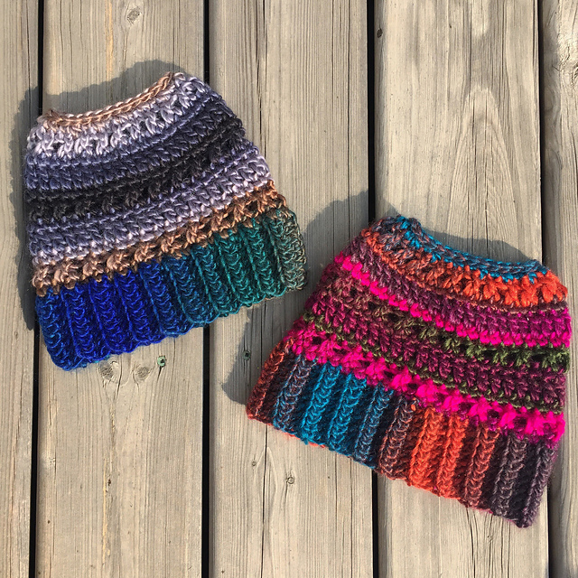 À La Mode Messy Bun Beanie