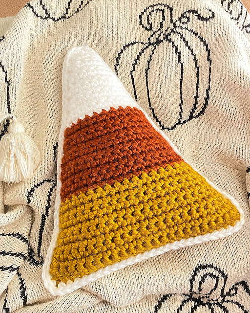 Candy Corn Pillow