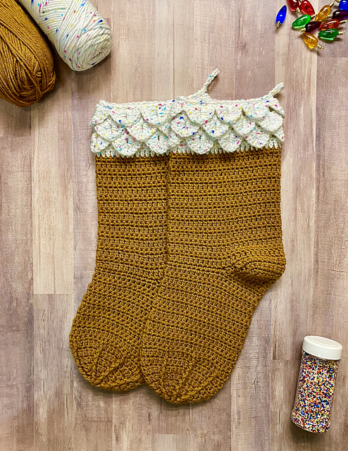 Gingerbread Christmas Stocking