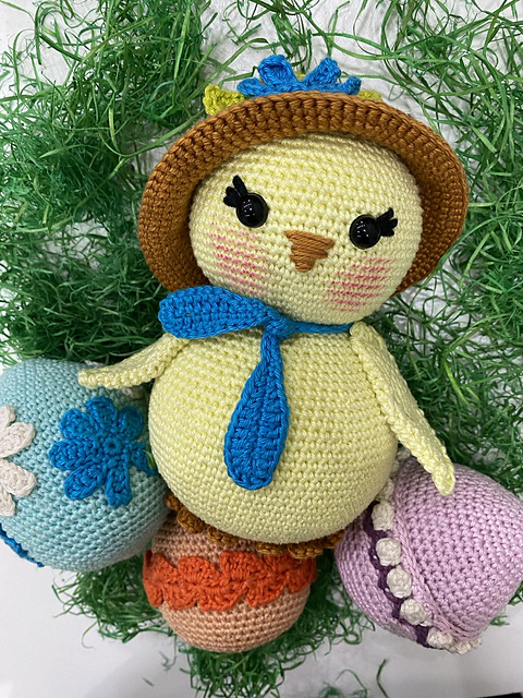 Ravelry: Chick and Easter Eggs pattern by Indigo and Toys