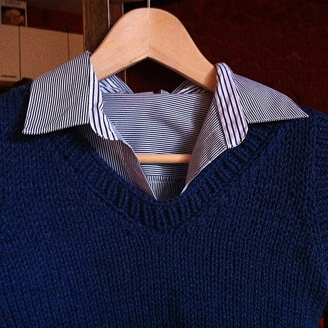 v-neck vest