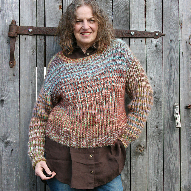Ruhnu Brioche Sweater and Hat