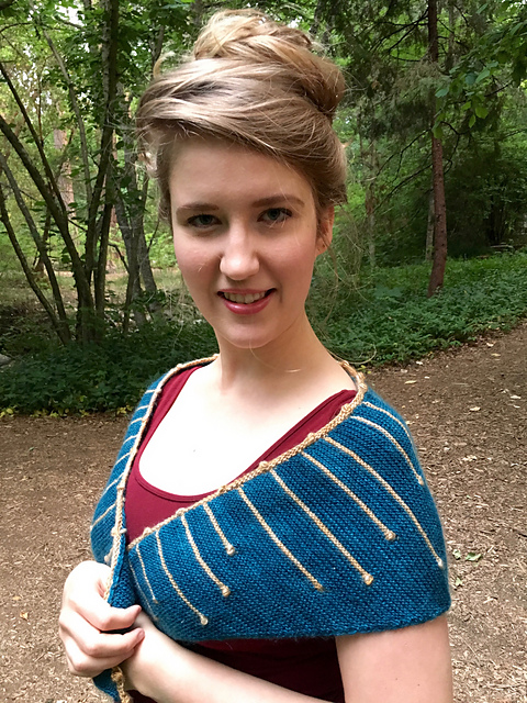 Falling Stars Shawl