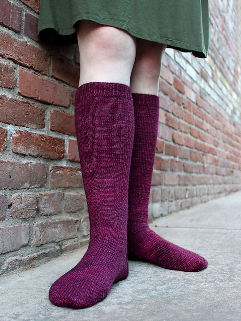 Simple Knee High Socks