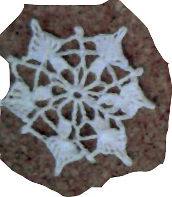 2 – Snowflake with clover leaf points