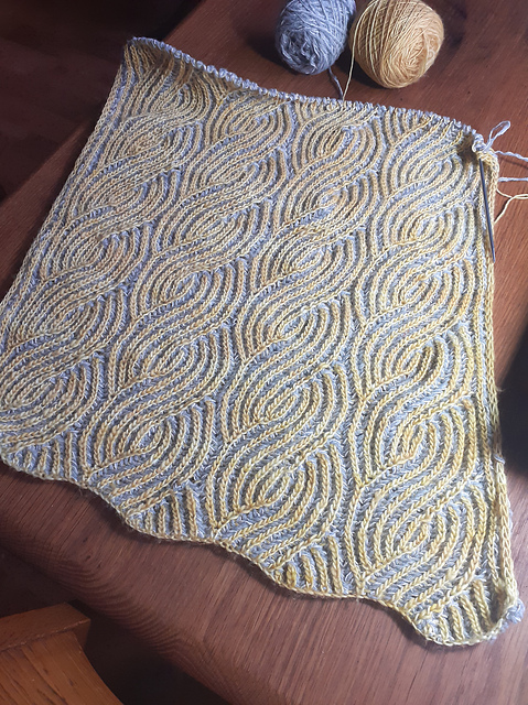 Duckling Brioche Scarf