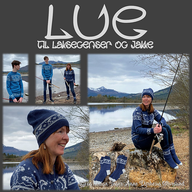 Lue laksegenser/jakke
