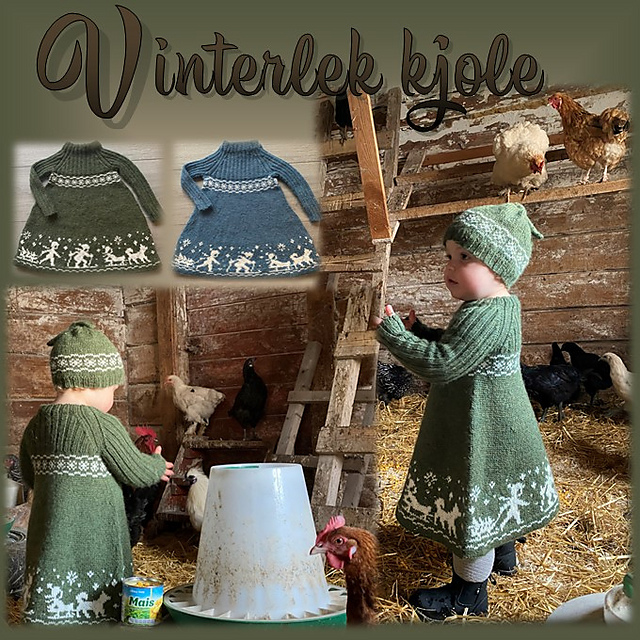 Vinterlek kjole