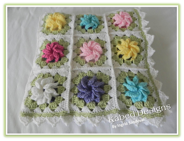 Baby Blanket Garden of Roses