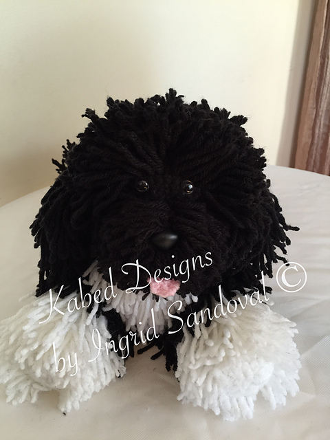 Roxy the dog amigurumi