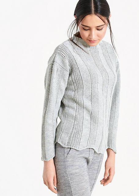 # 07 Pullover mit Längsbetonung