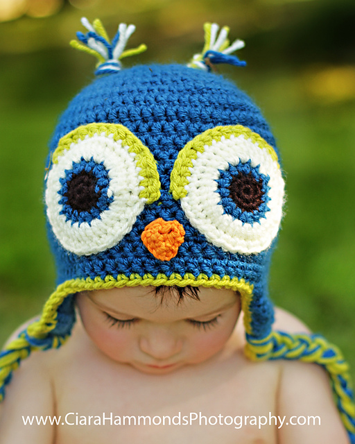 Owl Earflap Beanie