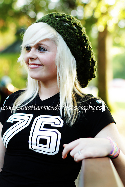 Oversize Slouch Hat "One Love Hippie Slouch"