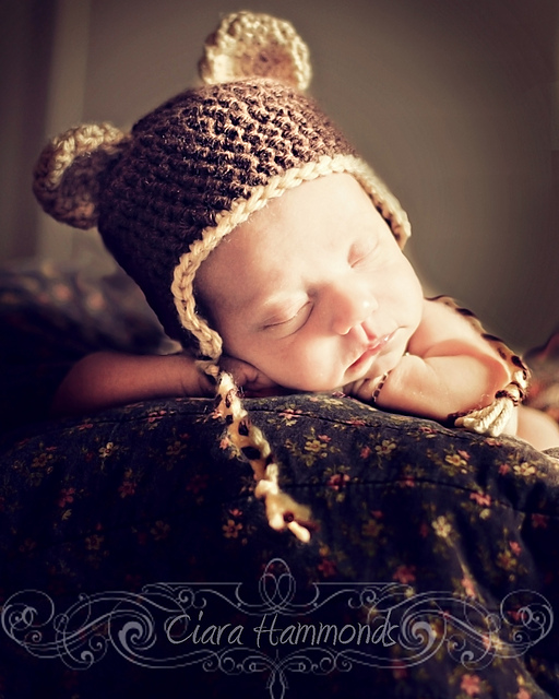 Teddy Bear Earflap Beanie