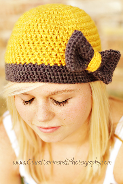 Flapper Bow Hat