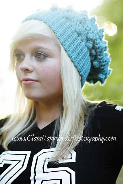Popcorn Slouchy Hat