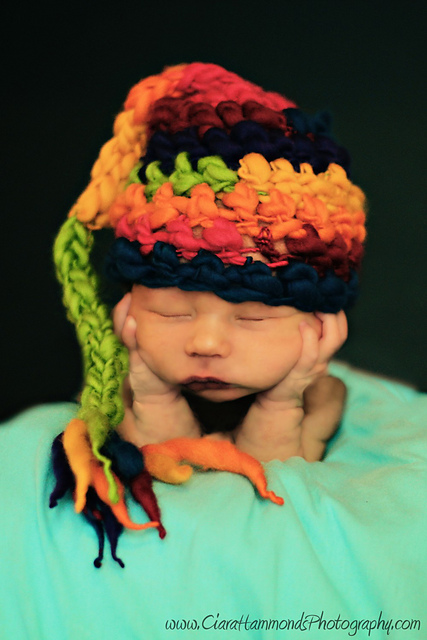 Stocking Cap Newborn Photo Prop 