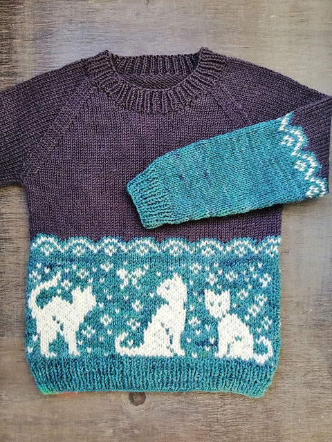 Cats in the Garden Raglan