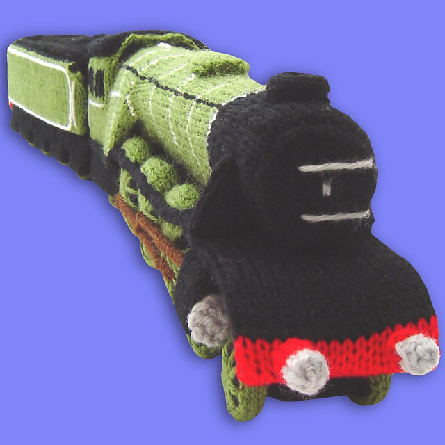 Knitted Steam Train